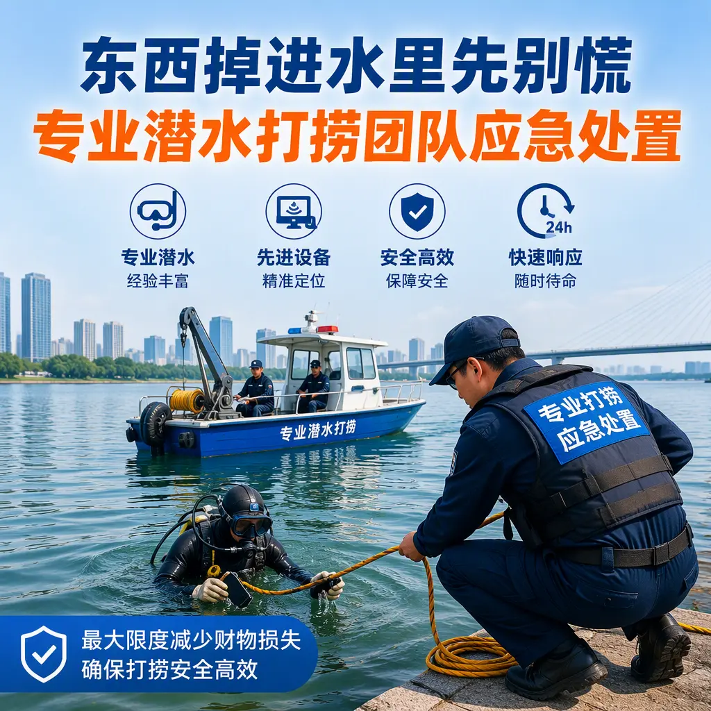 喜德东西掉进水里先别慌,专业潜水打捞团队应急处置